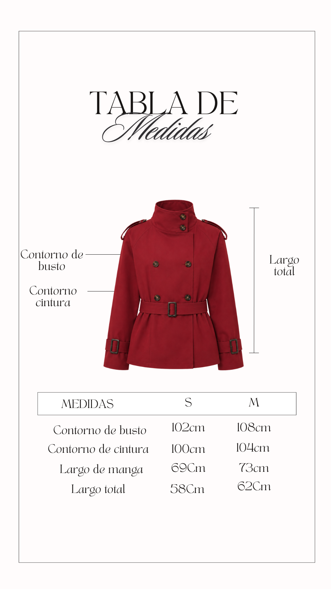 Gabardina Roja - Drill Algodón