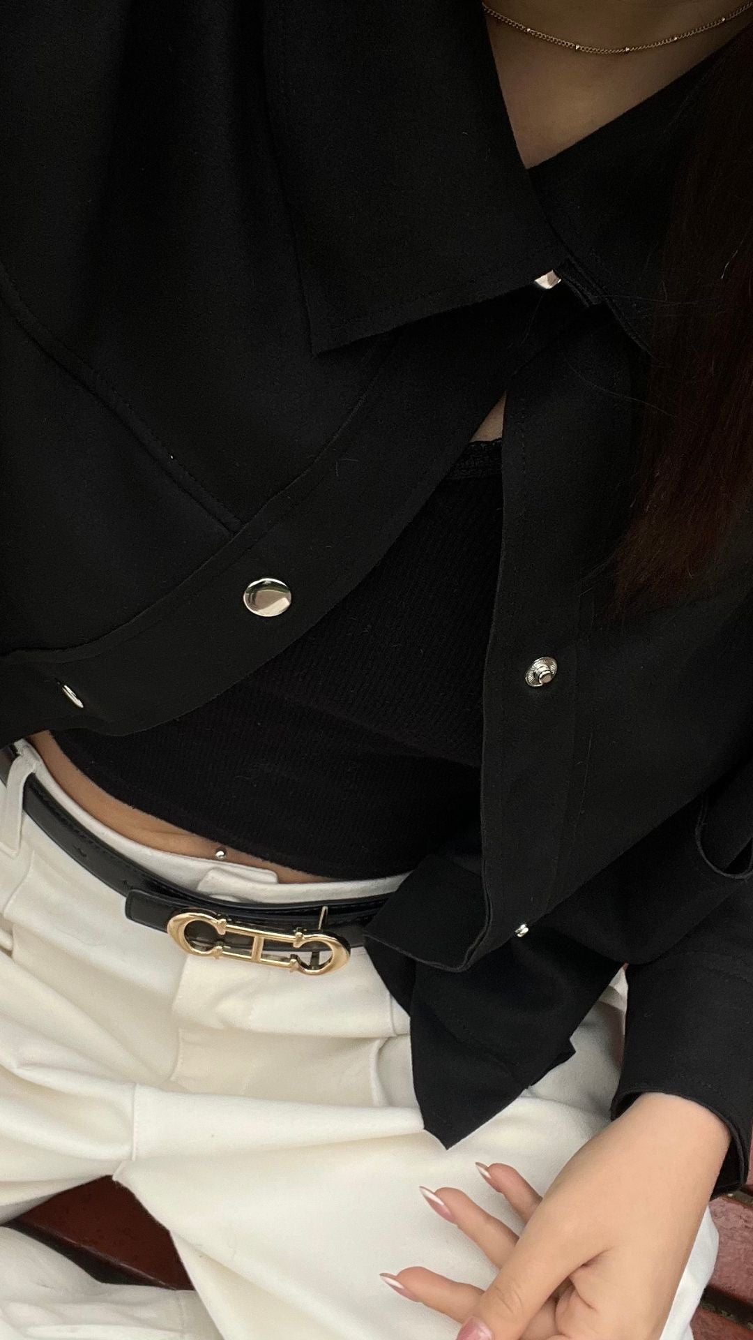 Casaca Lulu Negro - suede