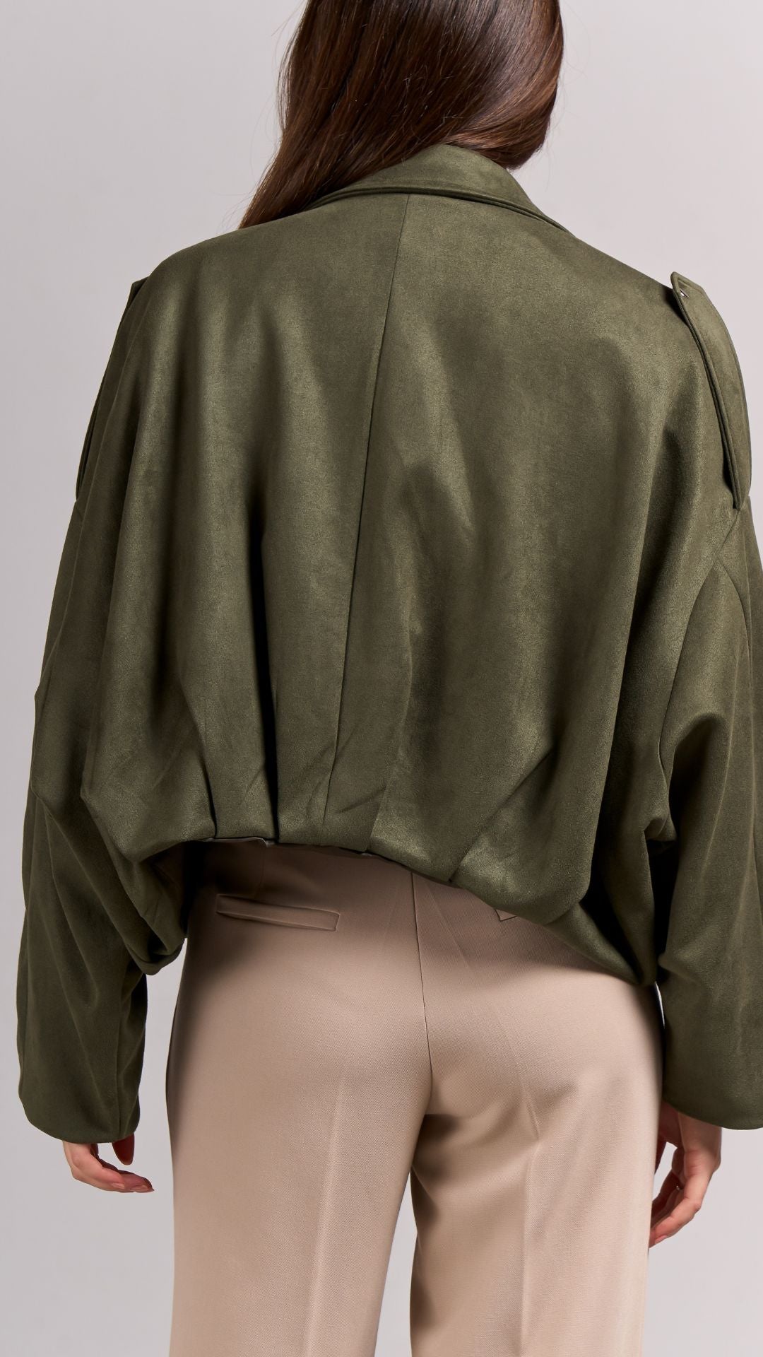 PREVENTA Suede effect - Bomber Jacket