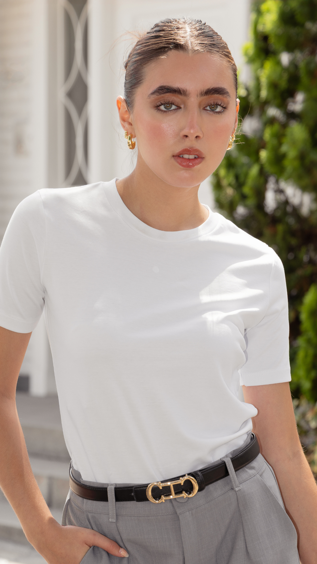 Camiseta Pima- Blanco