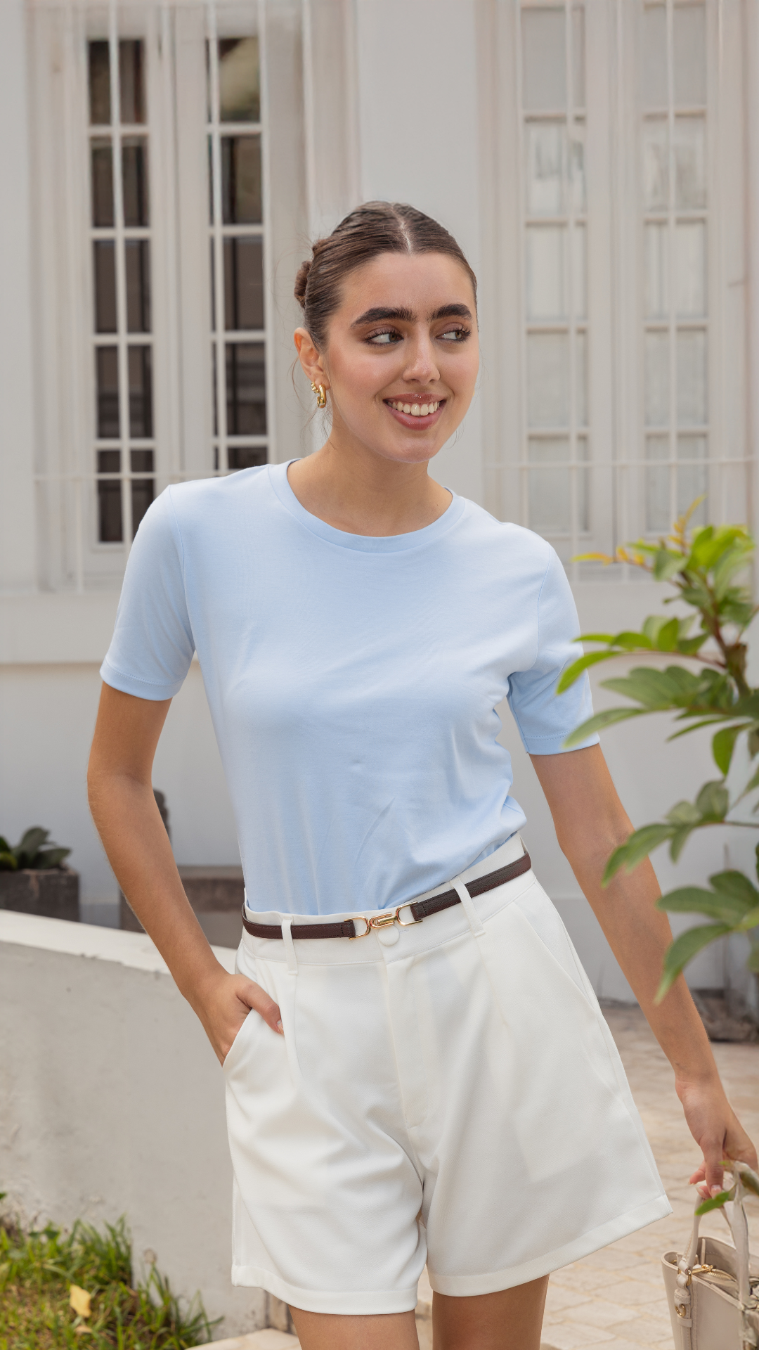 Camiseta Pima- Celeste bebe