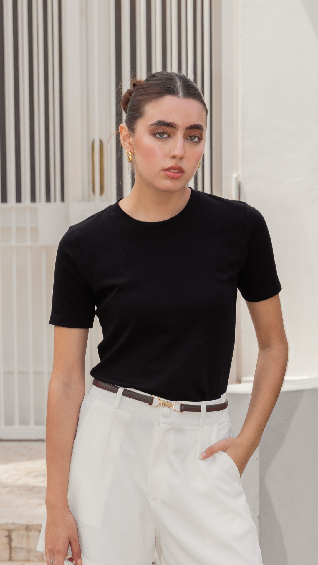 Camiseta Pima- Negro