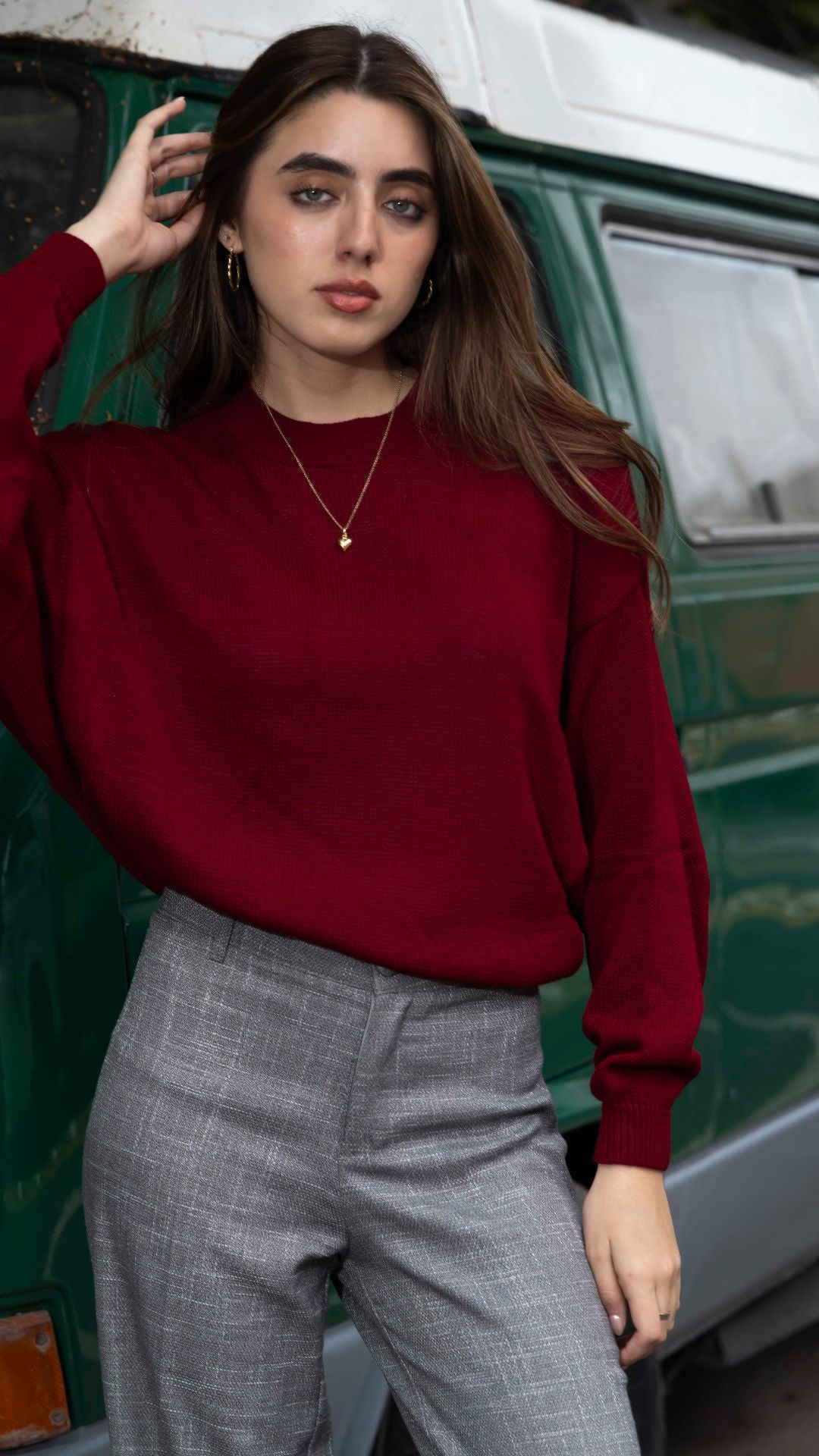 Sweater Brescia Burgundy