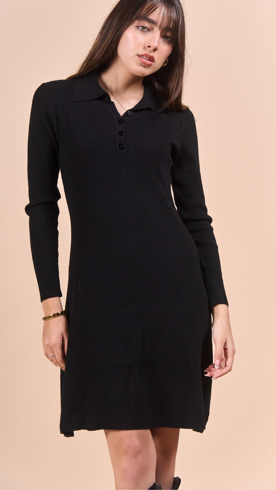 Vestido Knit - Cashmere Corte A l Negro