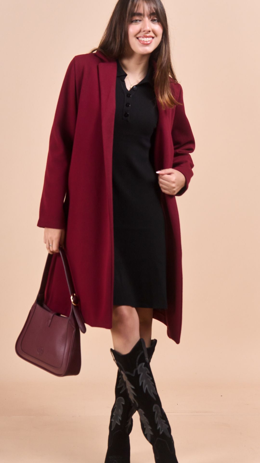 Vestido Knit - Cashmere Corte A l Negro