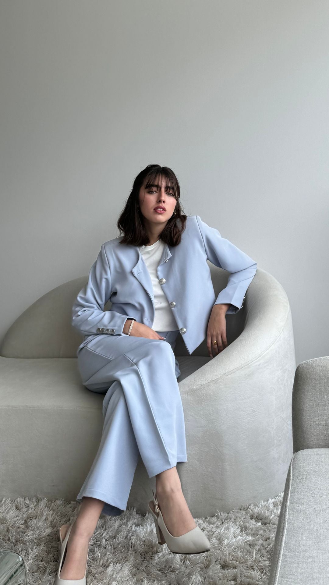 Blazer Celeste bebe