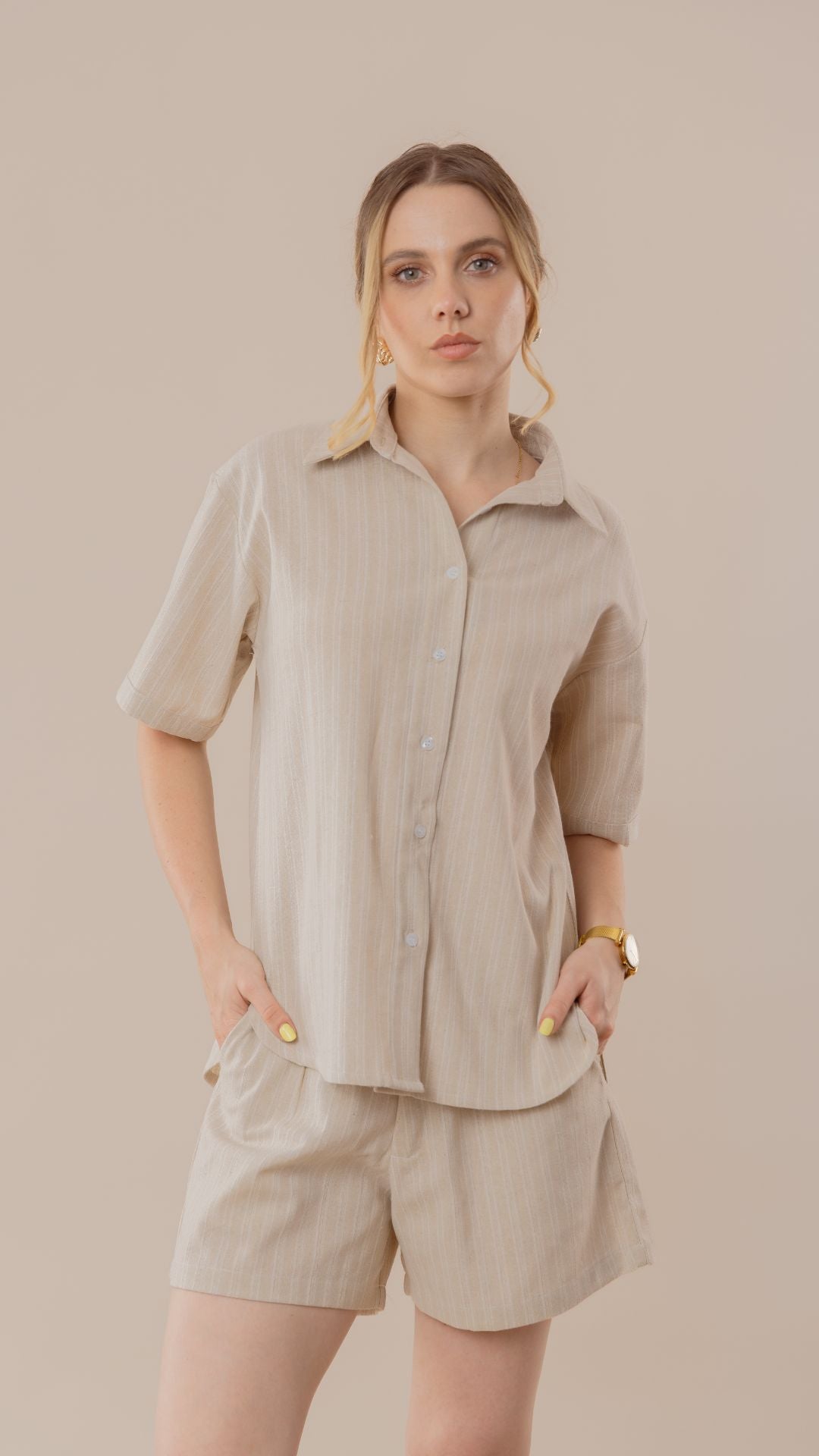 Camisa manga corta Aurora