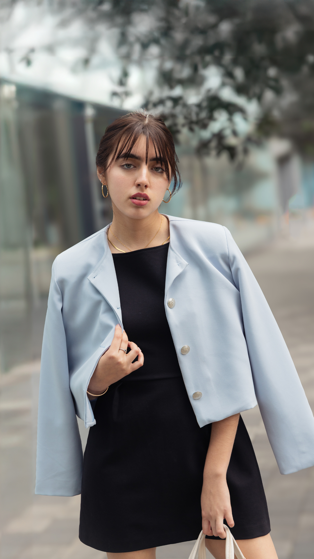 Blazer Celeste bebe