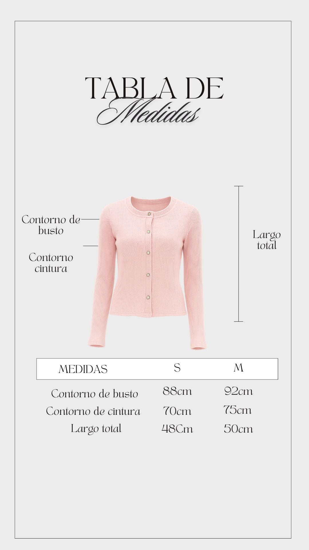 Cardigan Waffle l Rosa