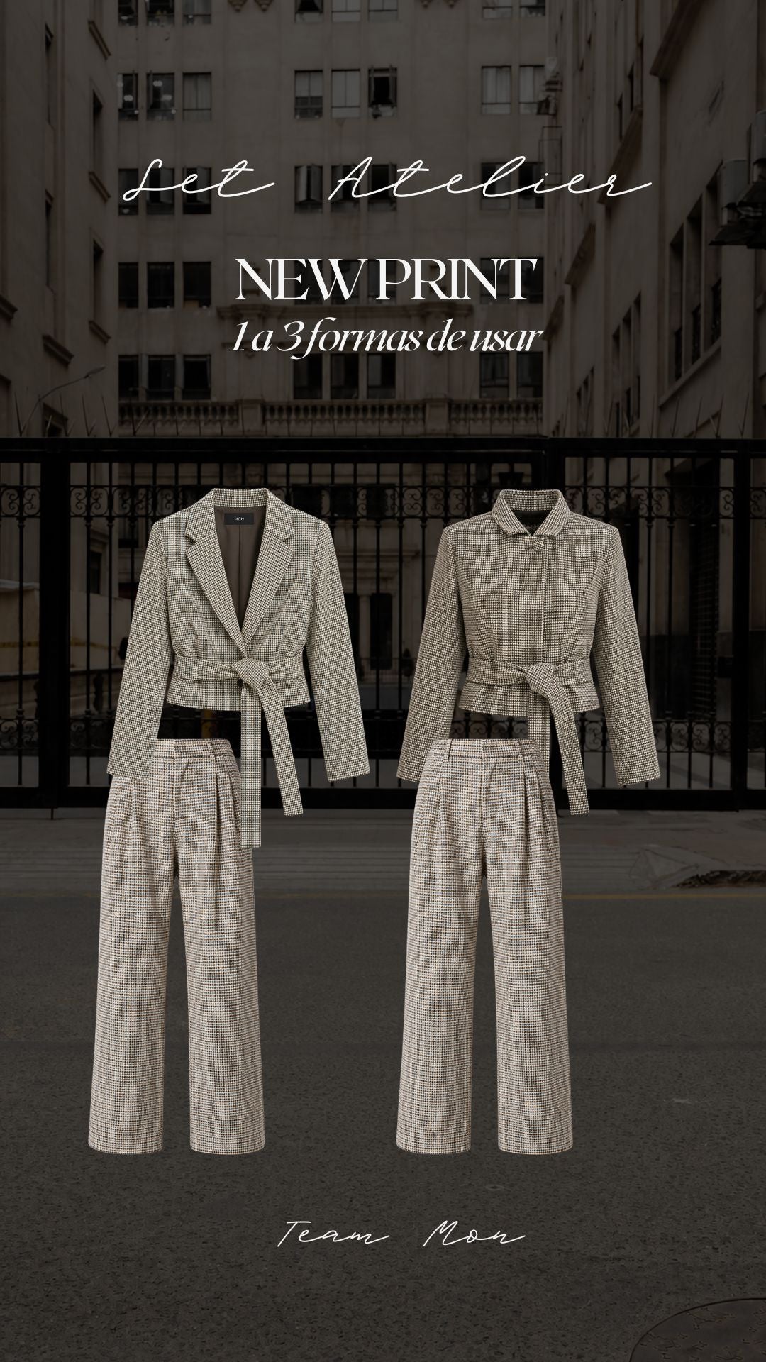 Blazer Atelier Moka Check