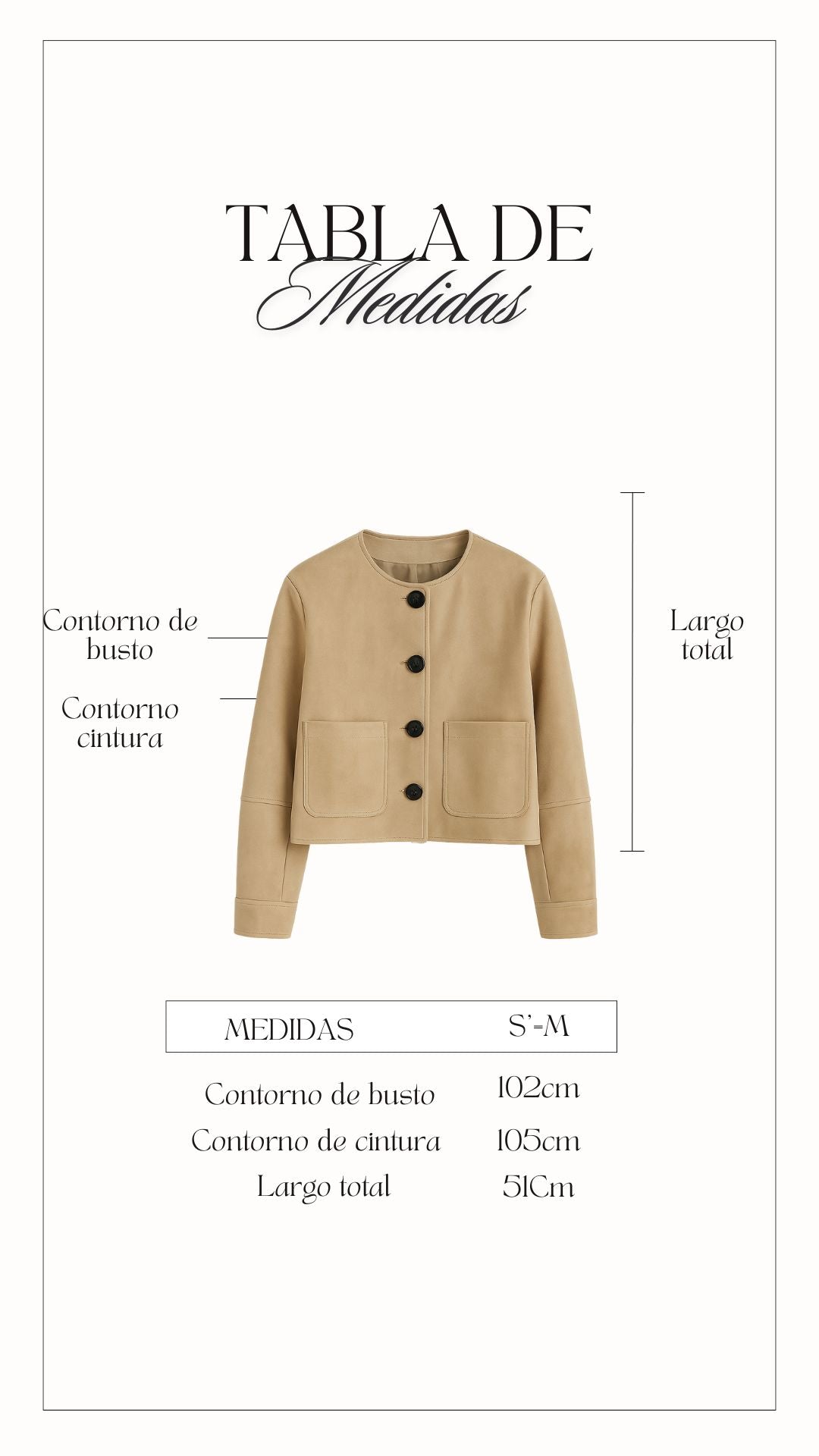 Chaqueta suede corta / Negra