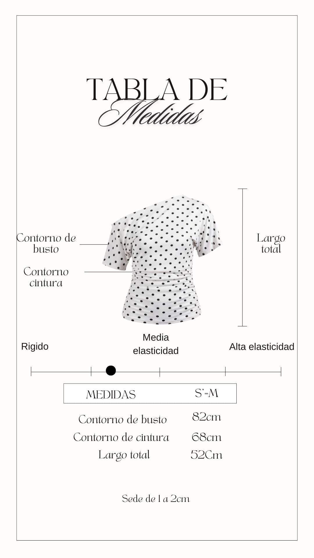 Polo Off Shoulder - Polka dots perla