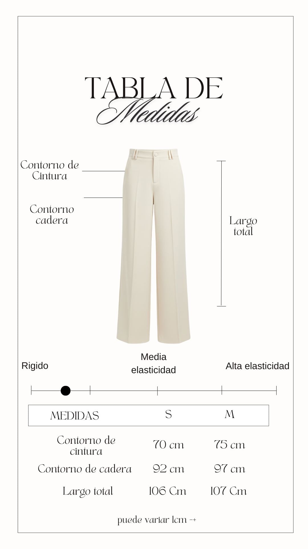 Pantalon Sastre Recto - Ivory