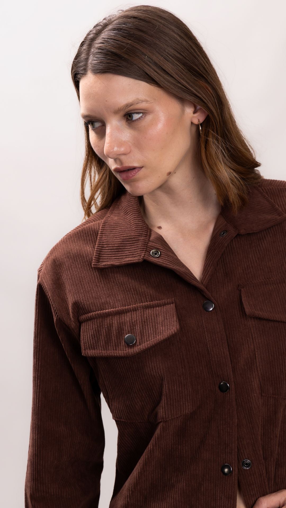 Camisacos Curduroy Chocolate