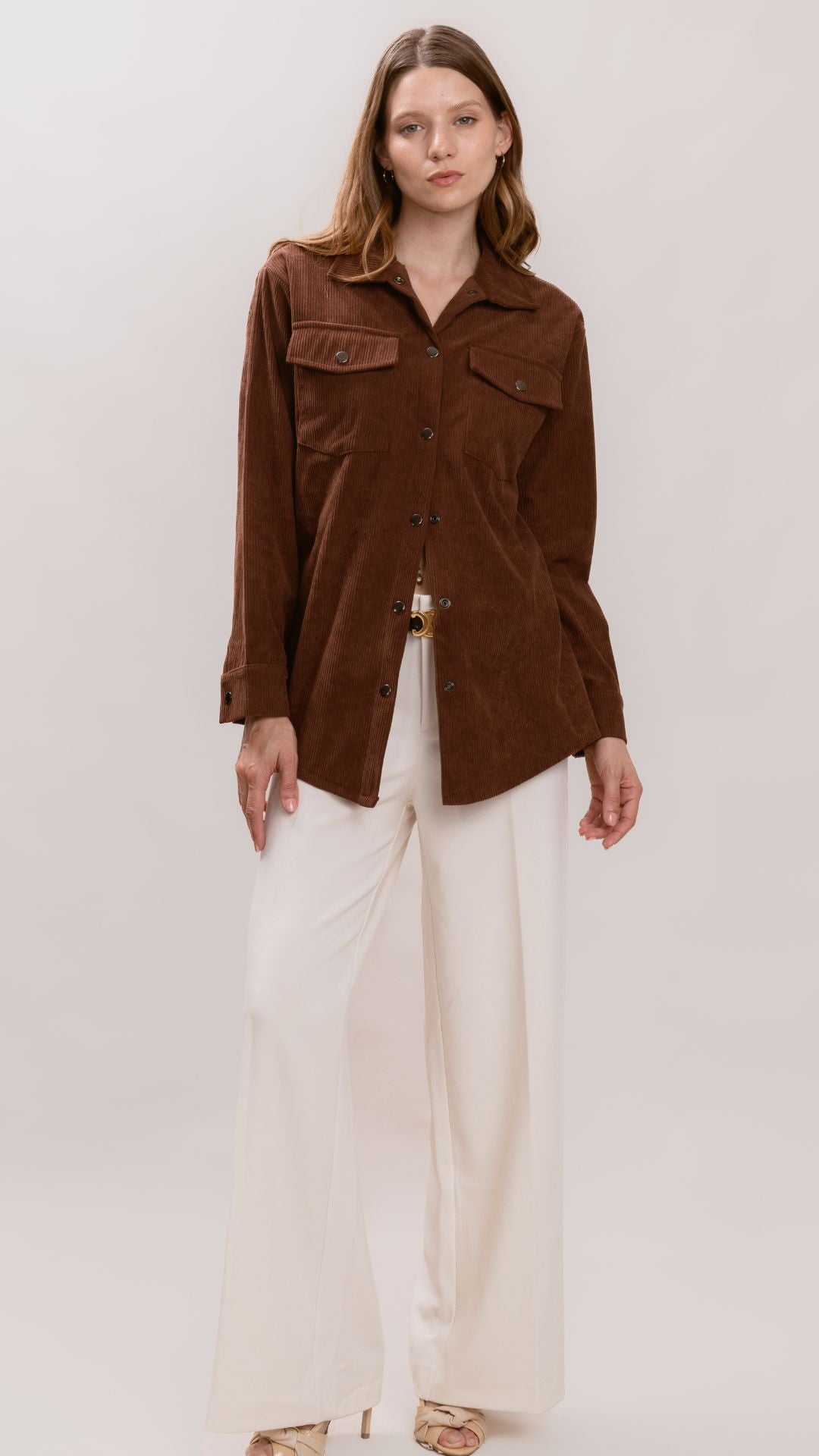 Camisacos Curduroy Chocolate