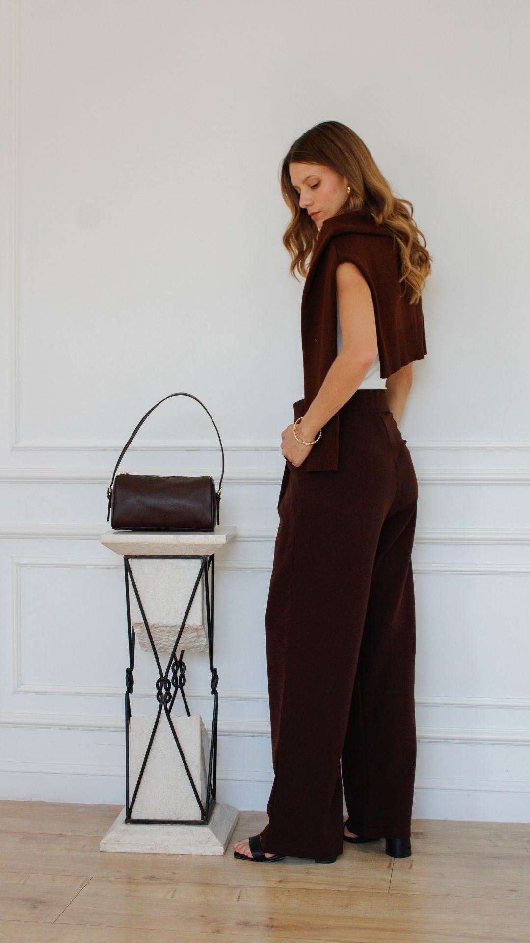 Pantalon Sastre Lily – Chocolate