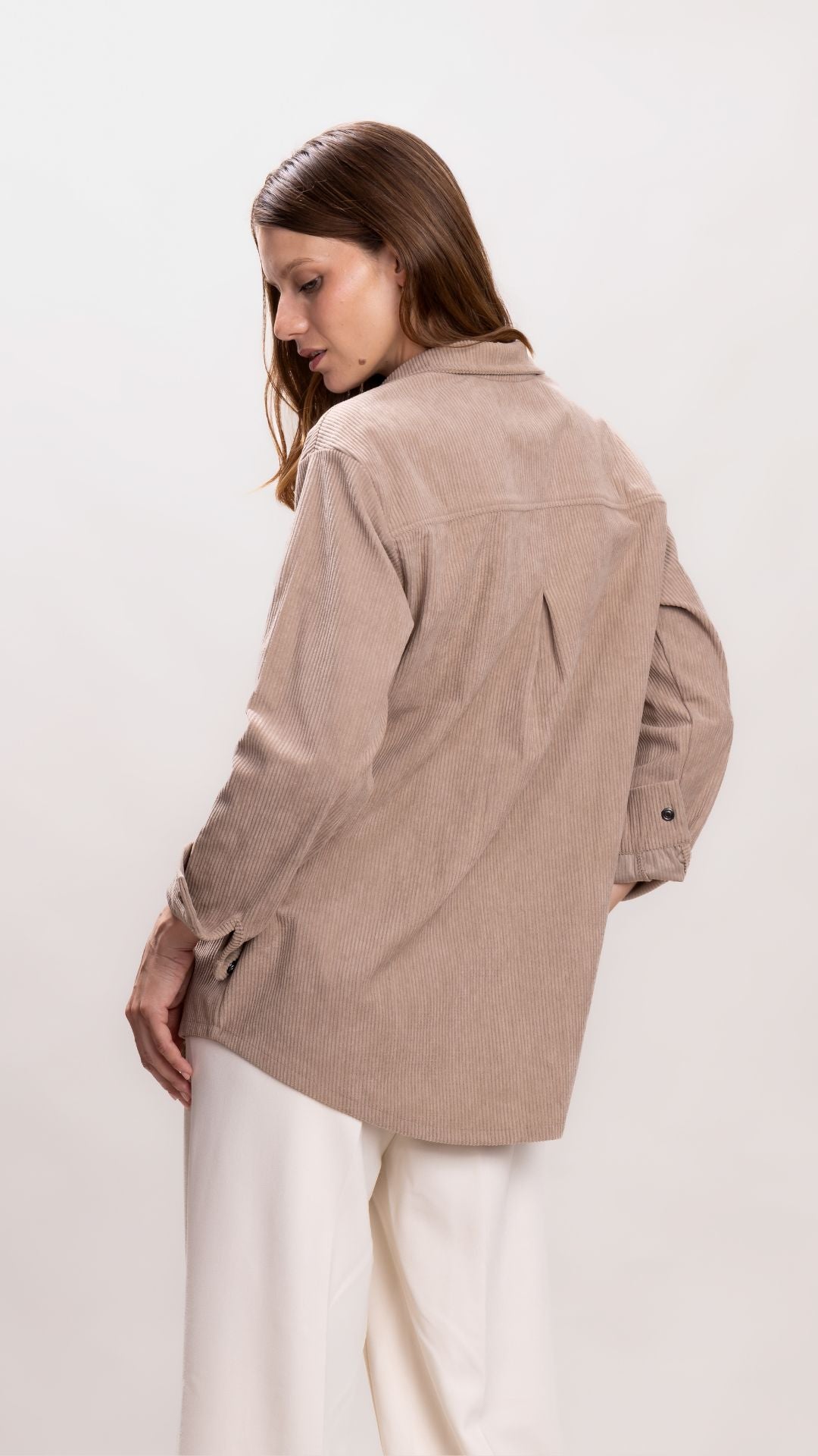 Camisacos Curduroy Beige