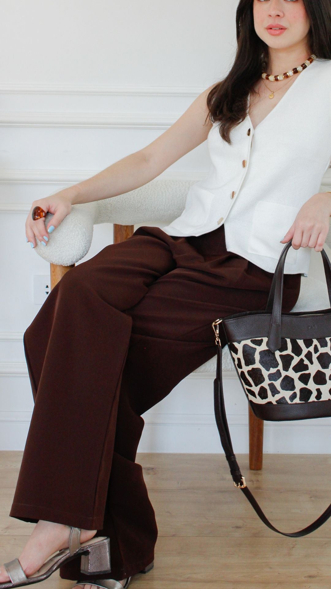 Pantalon Sastre Lily – Chocolate