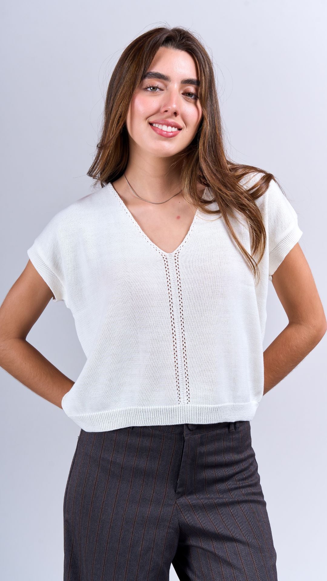 Blusa tejida Perla