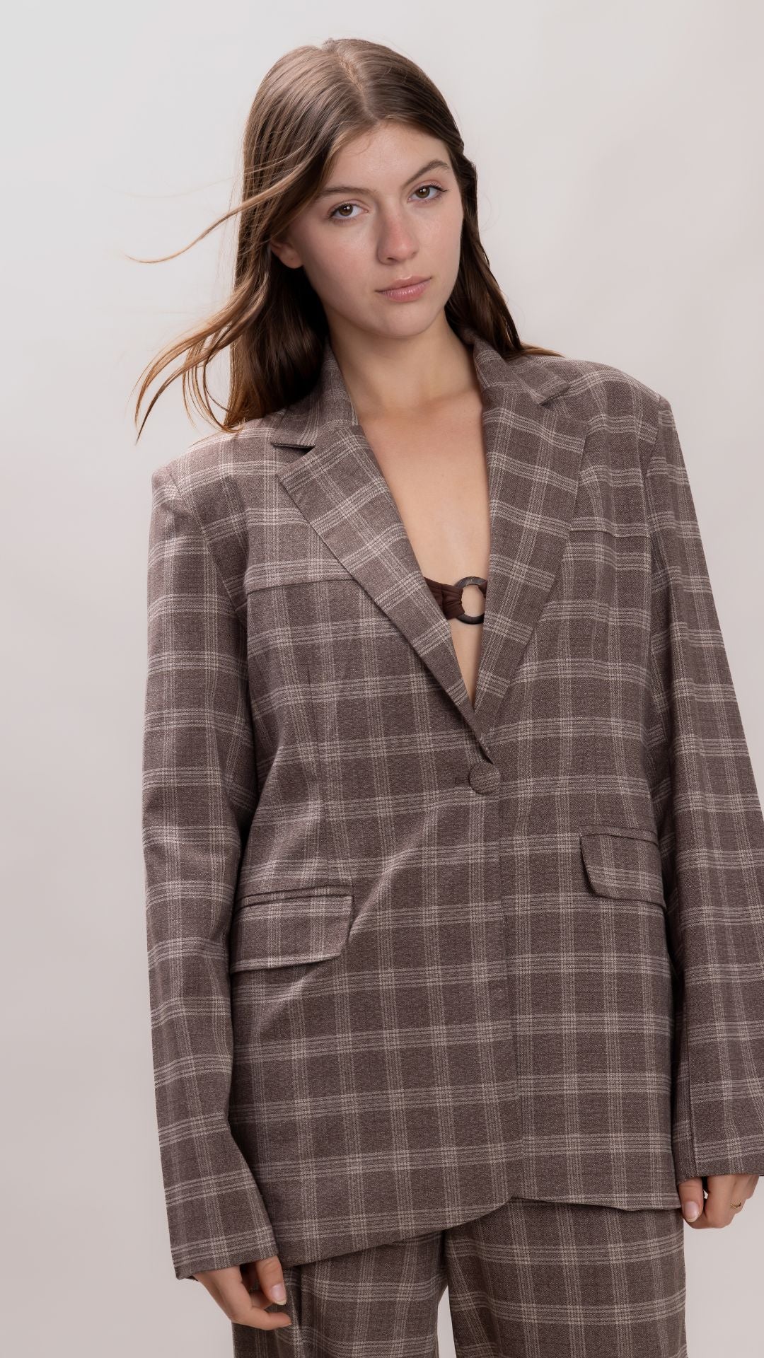 Blazer Tweed - windowpane