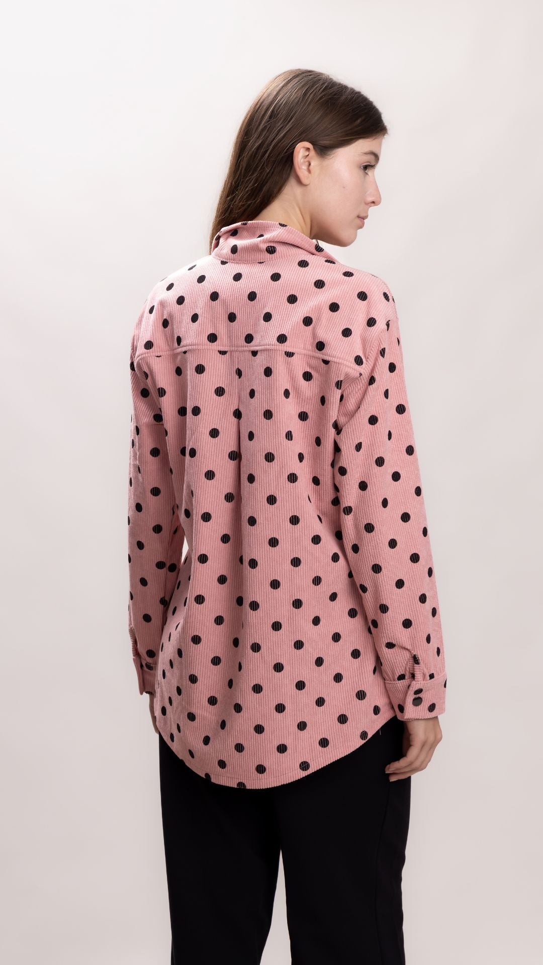 Camisacos Curduroy Rosa Polka