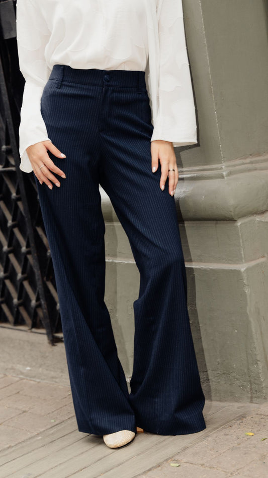 Pantalon Sastre Azul
