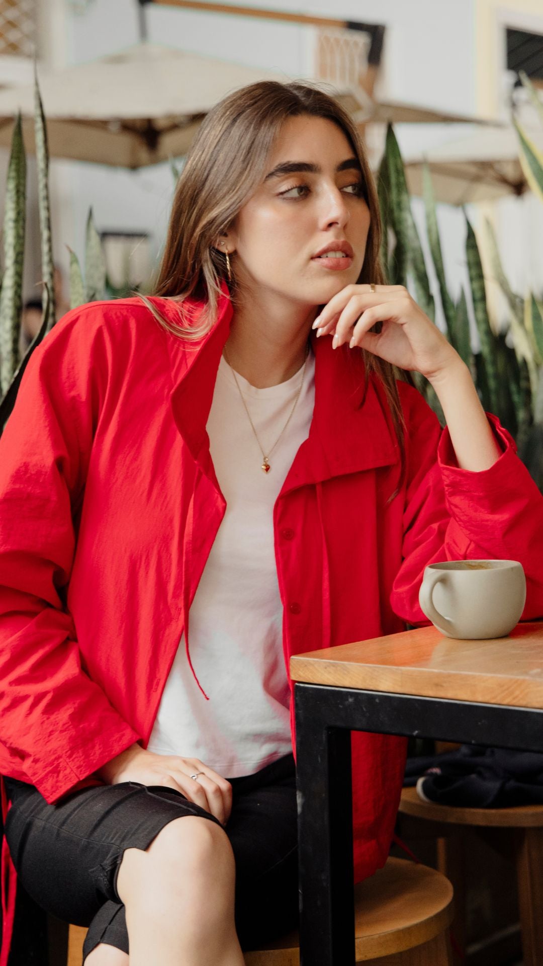 Casaca impermeable Brisa - Roja