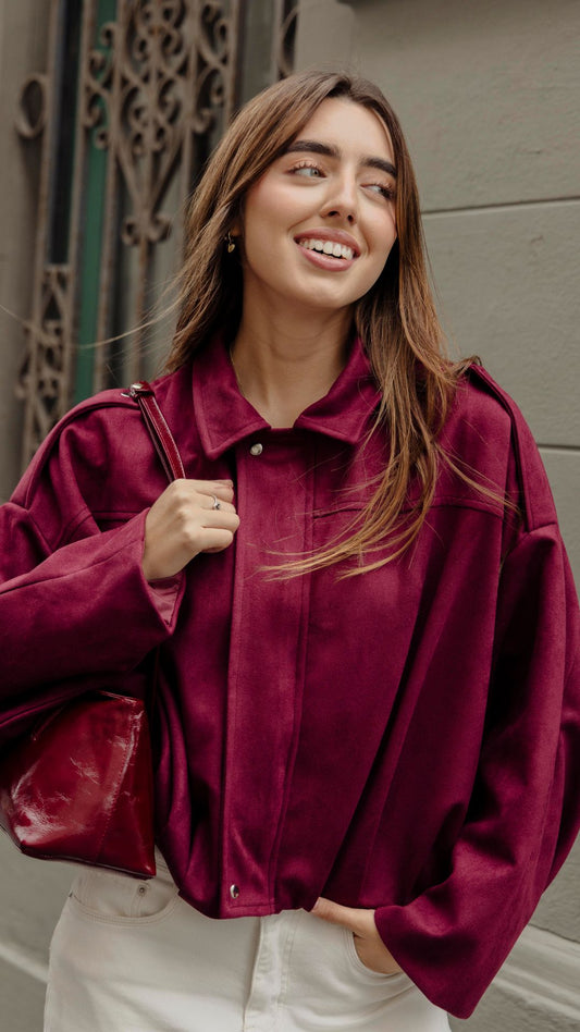 Bomber Jacket Burgundy - Limited Edition