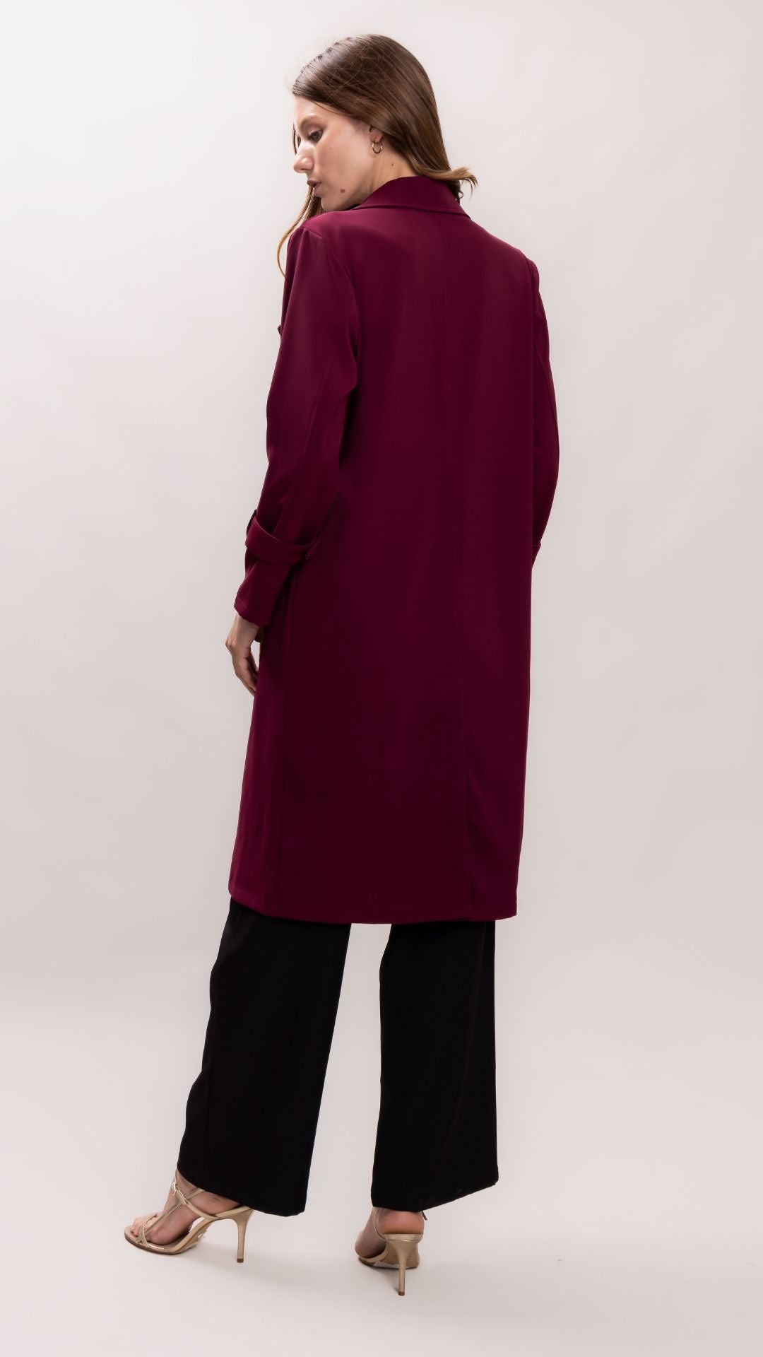 Trench Coat Morgan Burgundy – Edición Primavera