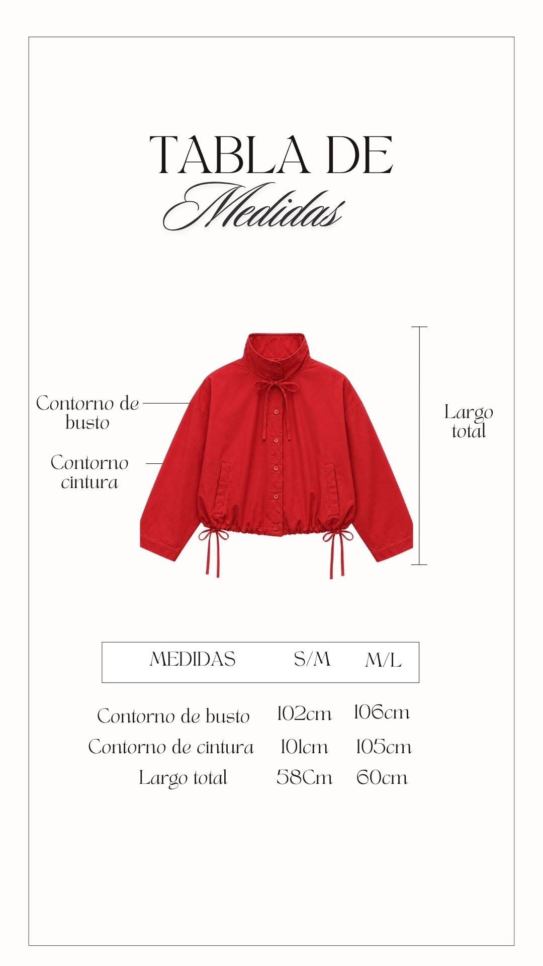 Casaca impermeable Brisa - Roja