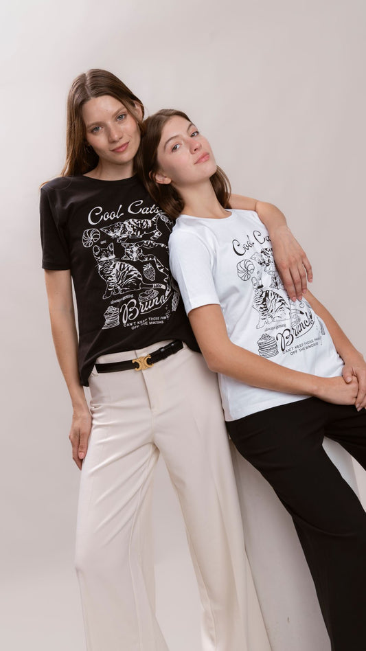 Camiseta pima - Cool cats