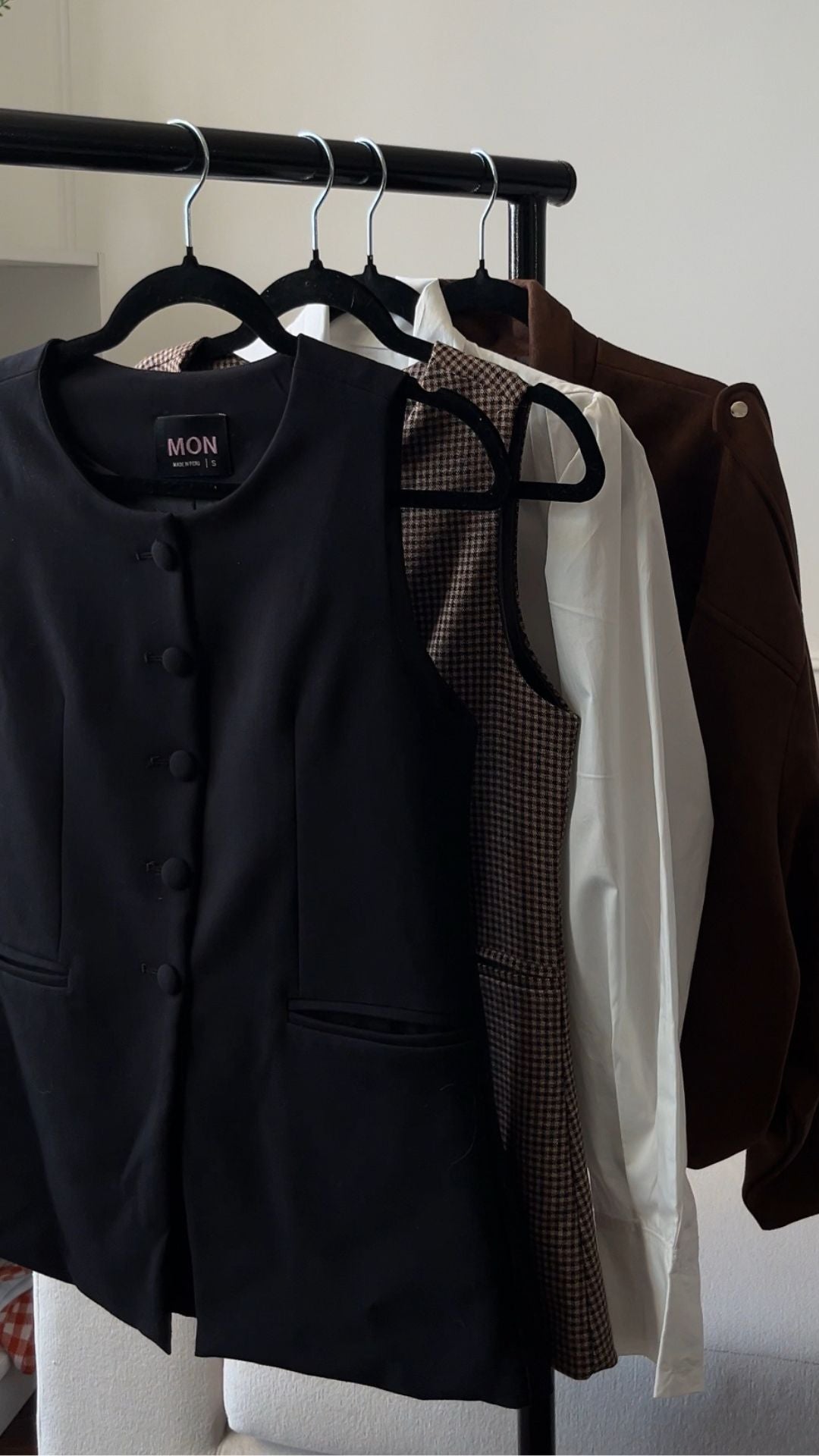 Chaleco sastre Negro