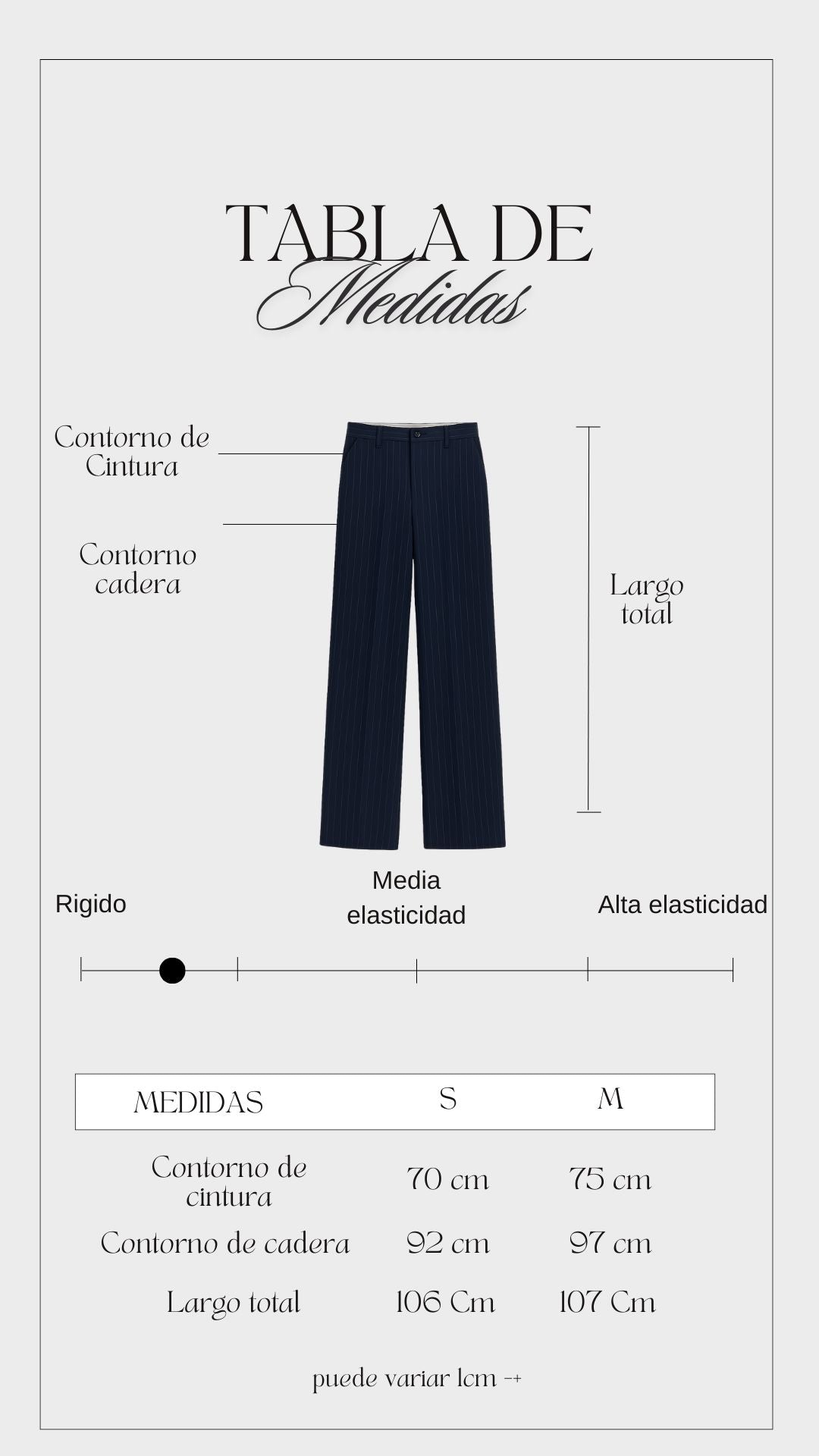 Pantalon Sastre Recto - Azul noche rayas