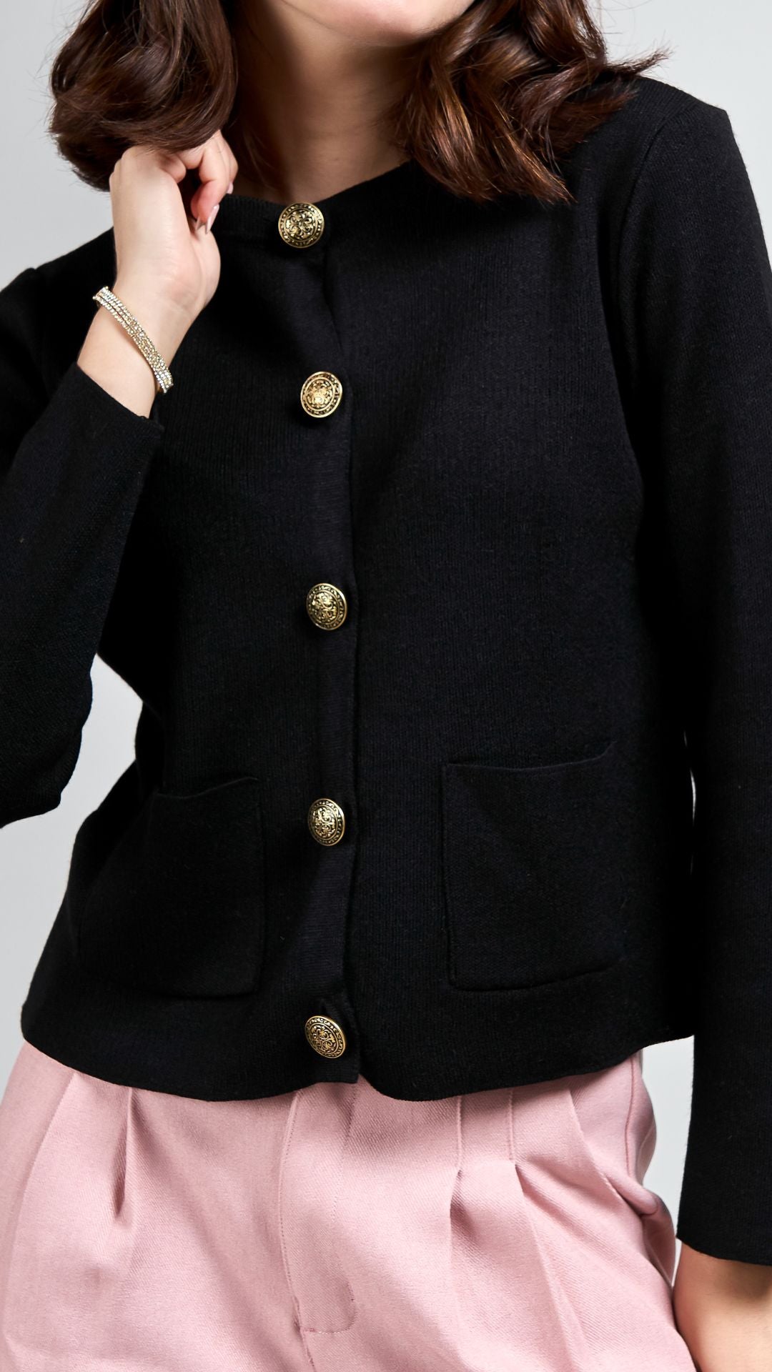 Cardigan tejido MGirl Negro