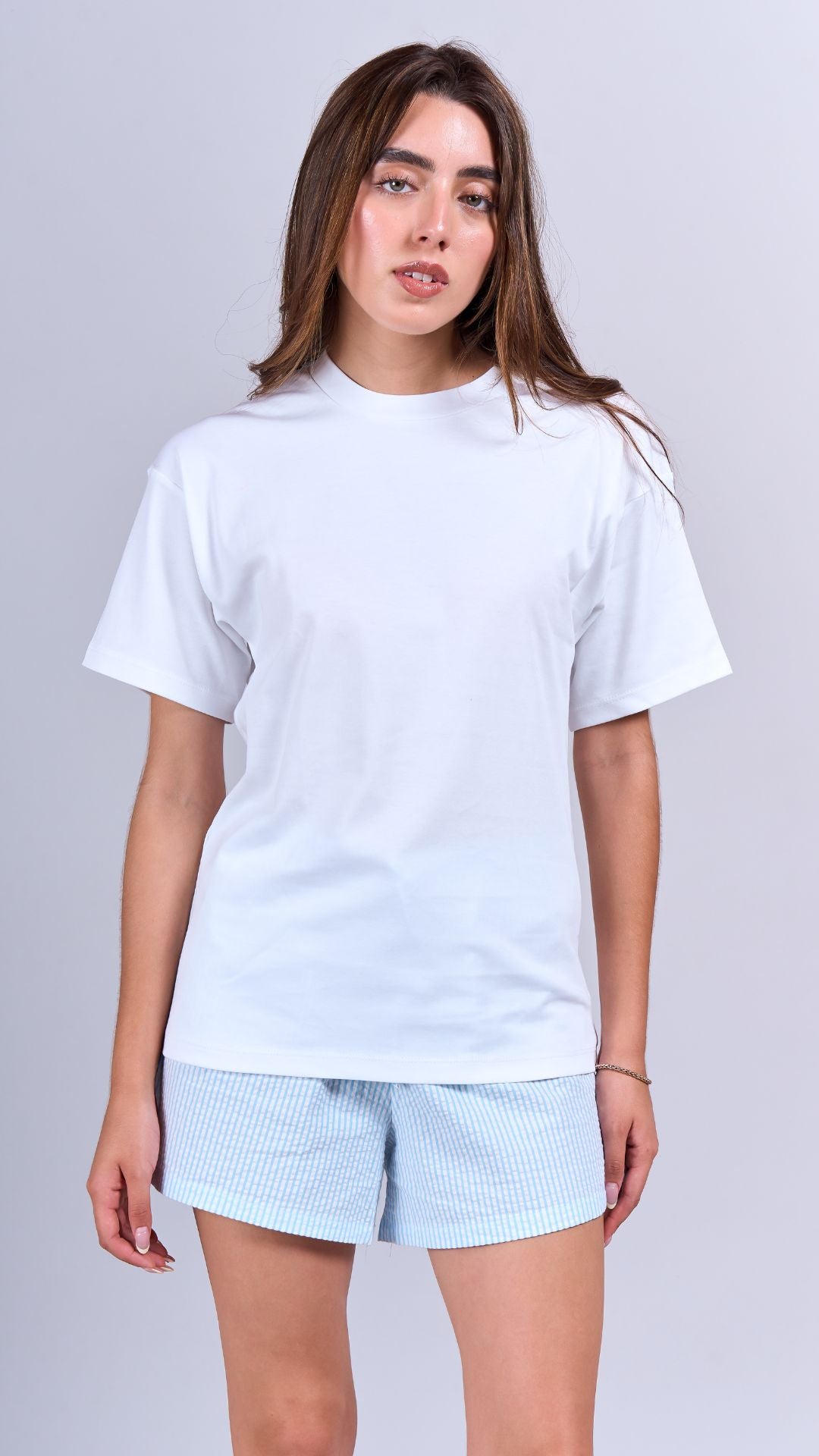 Relaxed Fit Blanco- Pima cotton