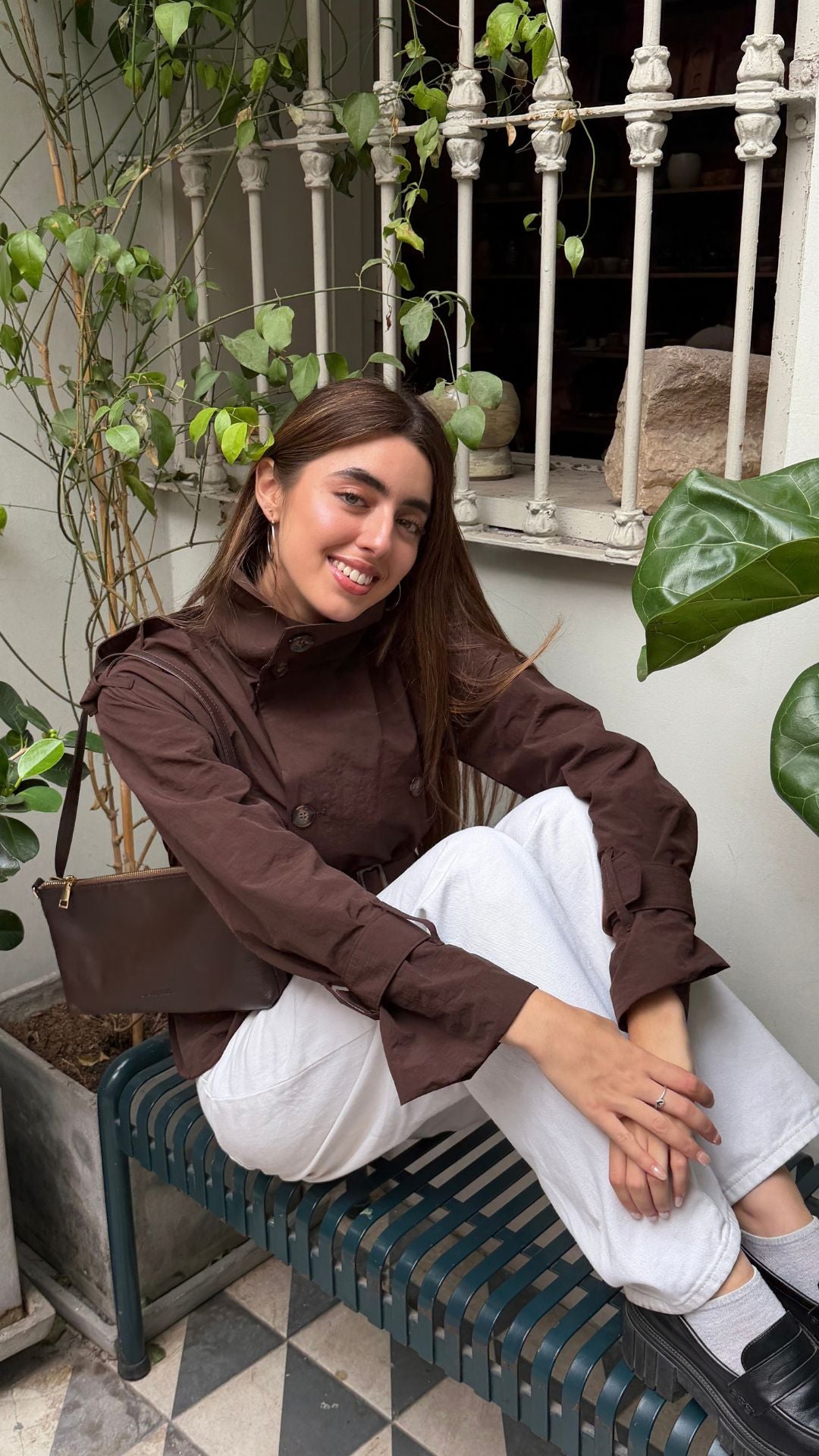 Preventa Trench Coat Chocolate