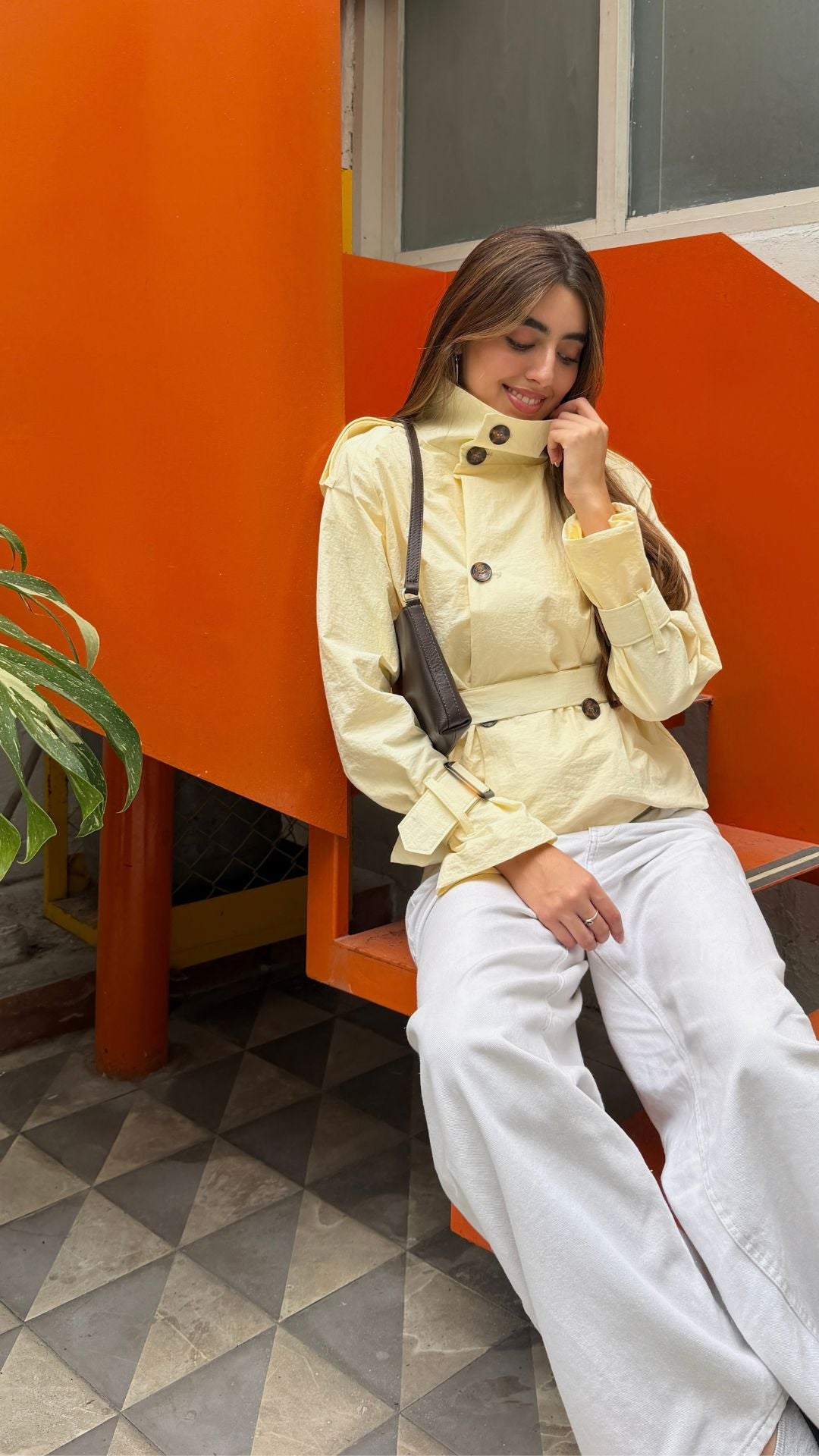 Preventa Trench Coat Amarillo bebe