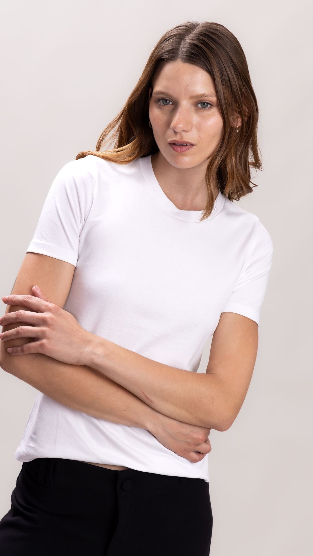 Camiseta Clásica Blanca - Pima