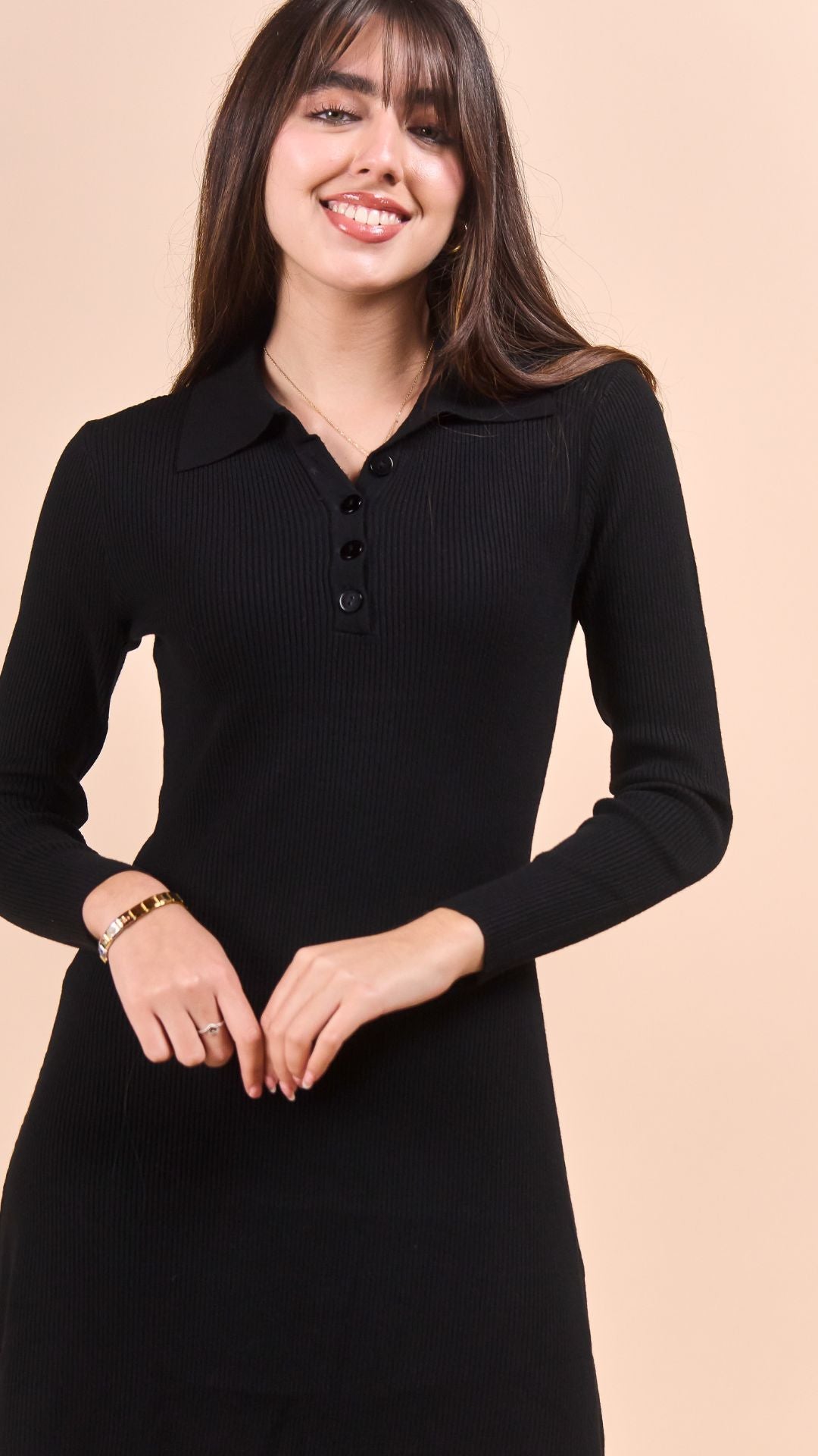 Vestido Knit - Cashmere Corte A l Negro