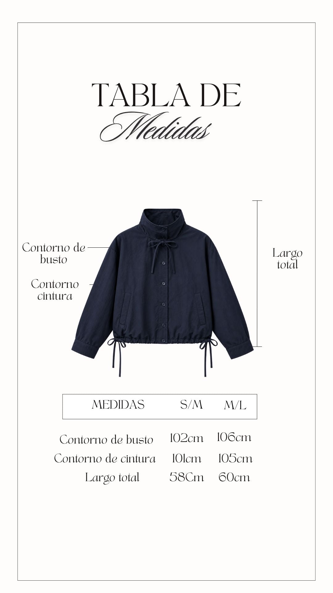 Casaca impermeable Brisa - Azul noche