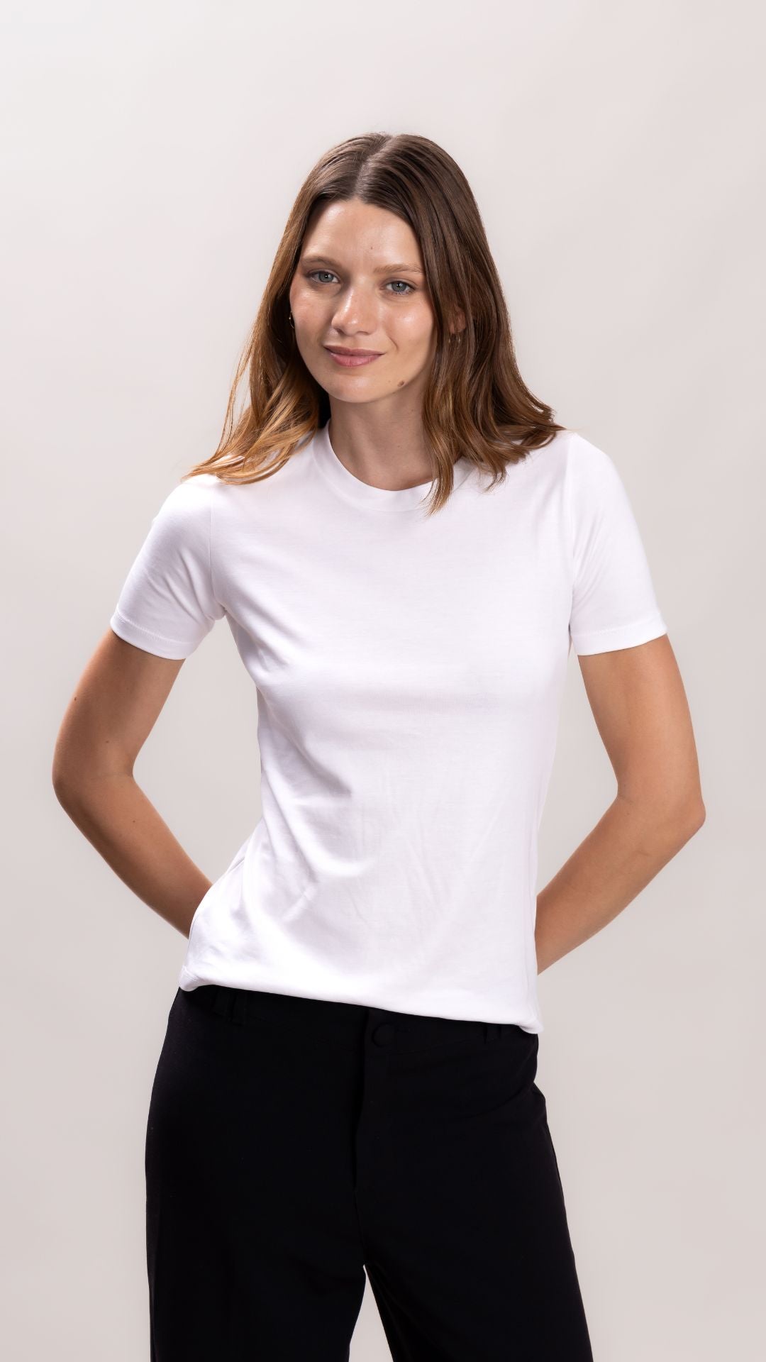 Camiseta Clásica Blanca - Pima