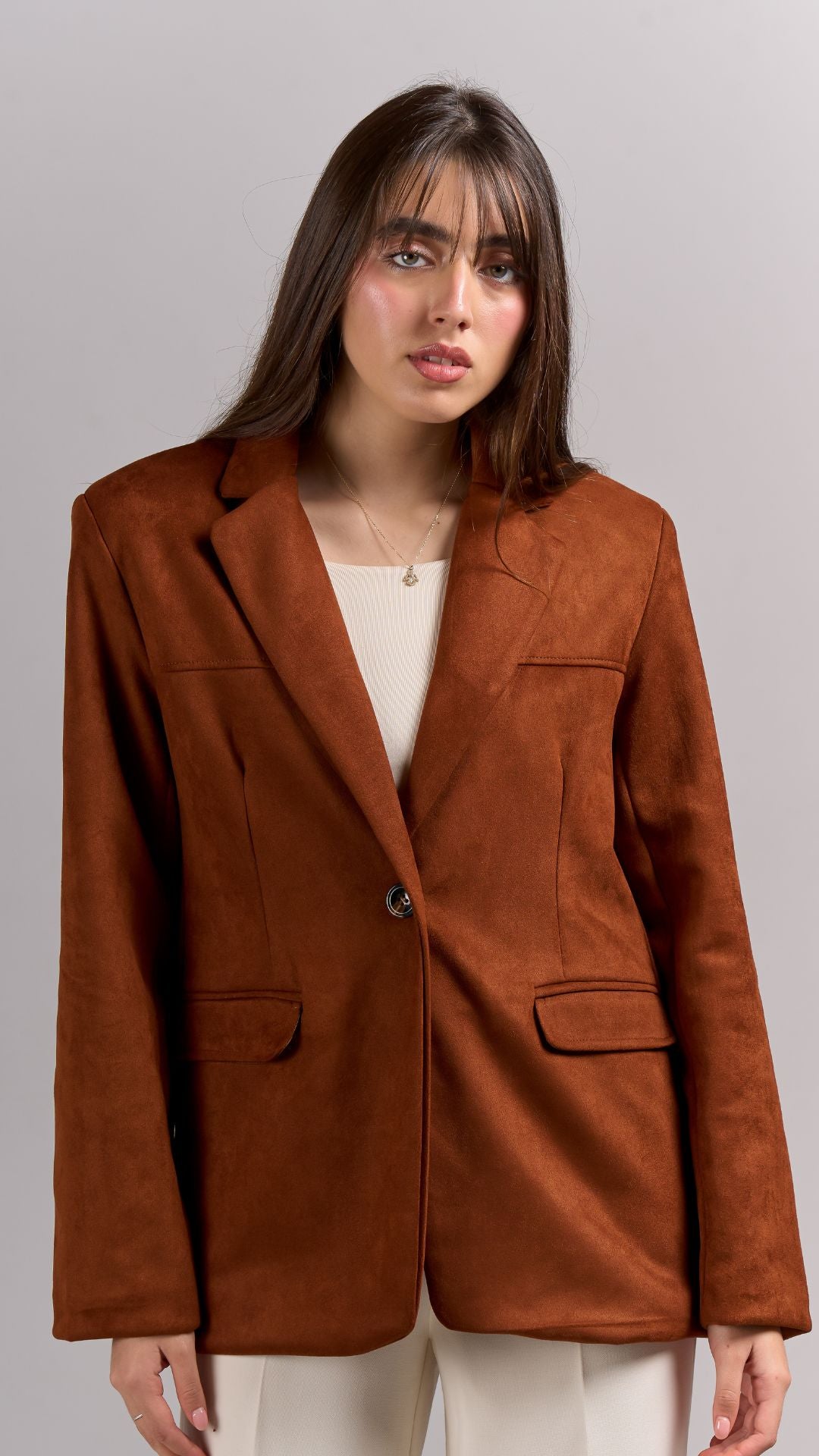 Blazer Classy Suede - Terracota
