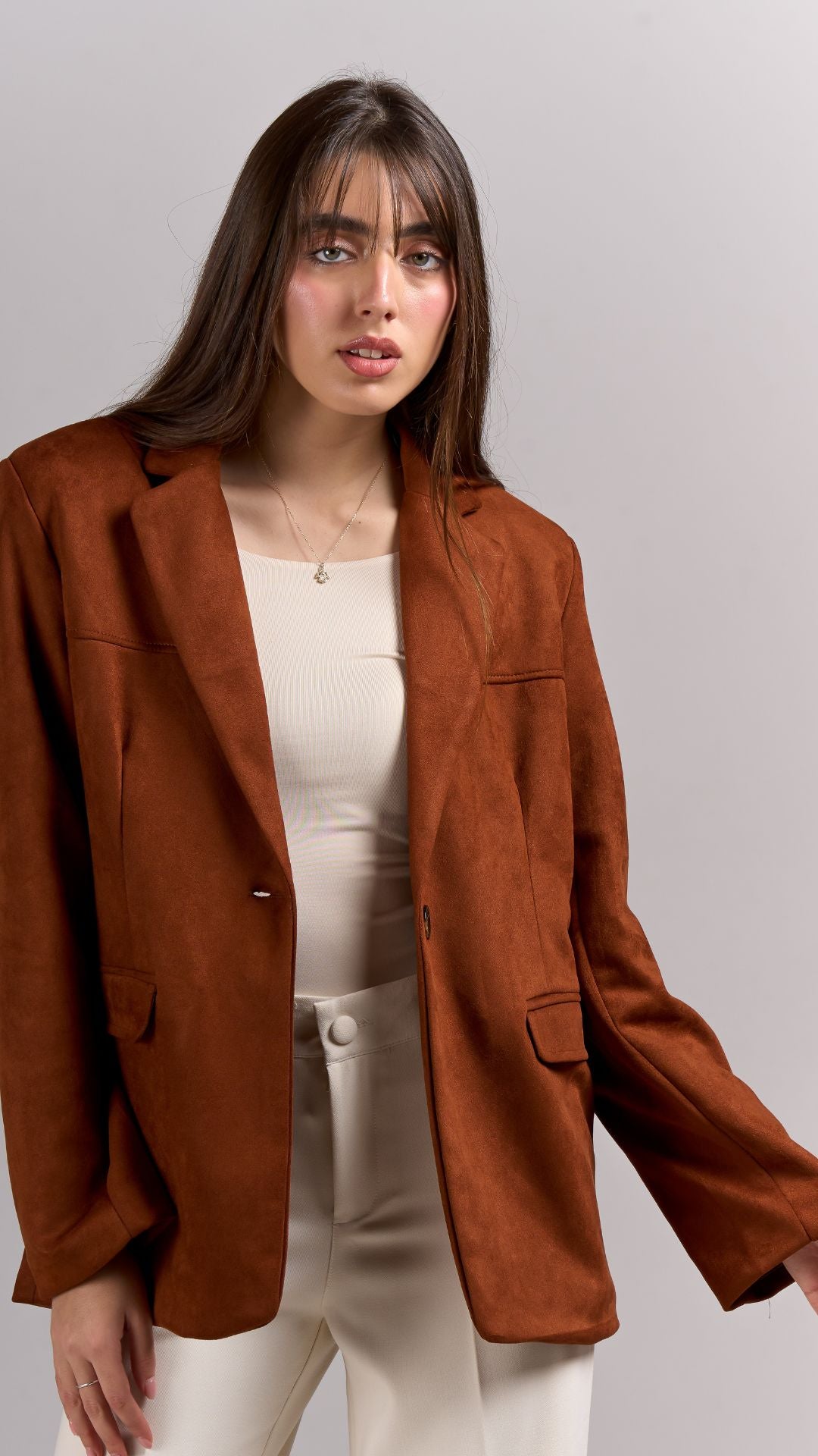 Blazer Classy Suede - Terracota