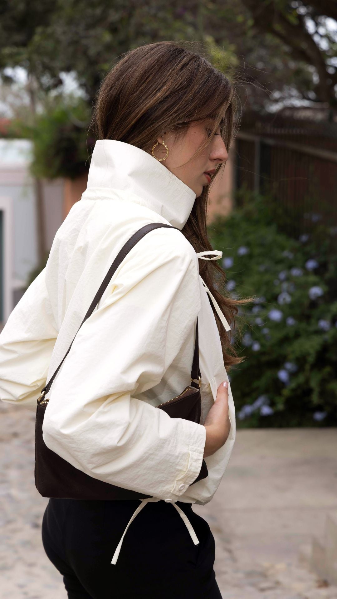 Casaca impermeable Brisa - Hueso
