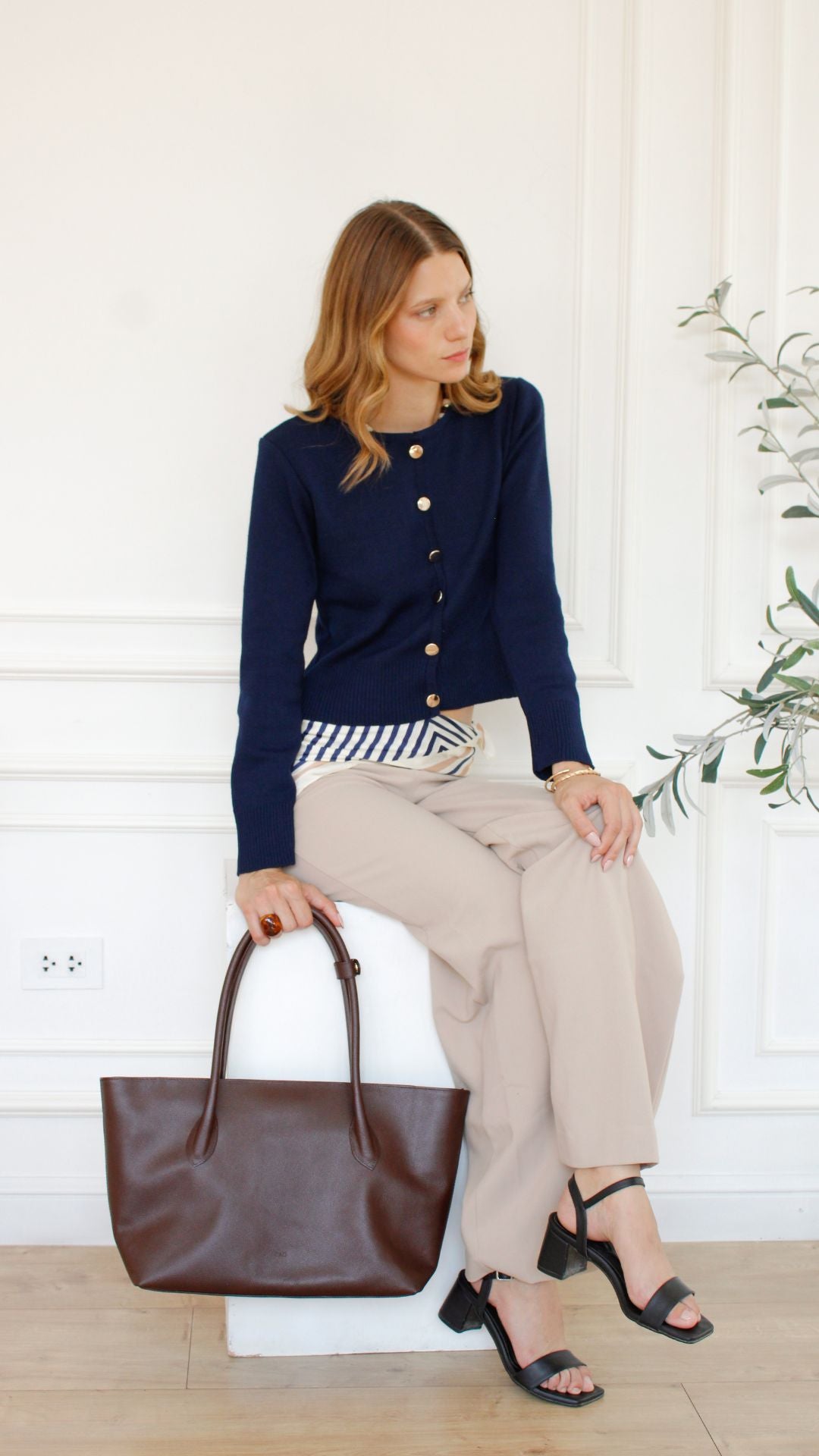 Pantalon Sastre Recto - Beige