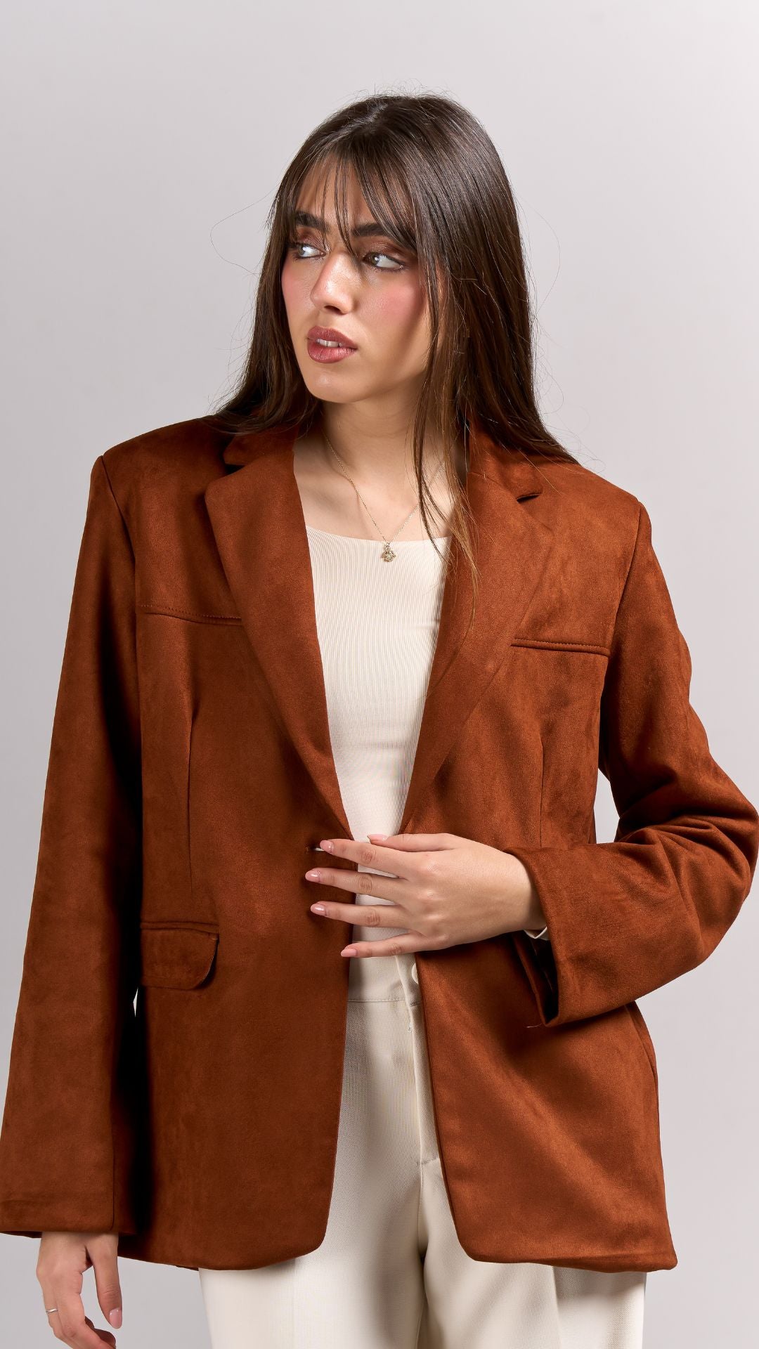 Blazer Classy Suede - Terracota