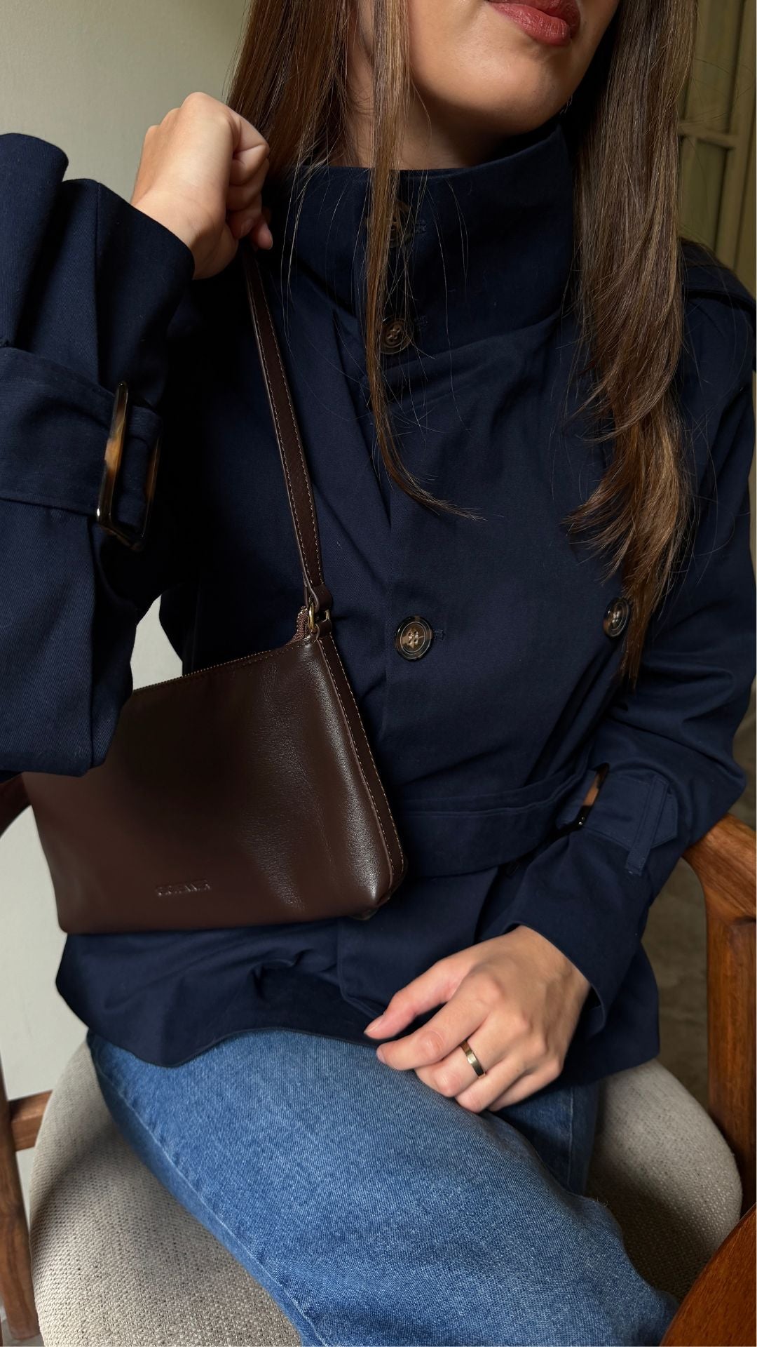 Gabardina Azul - Drill Algodón