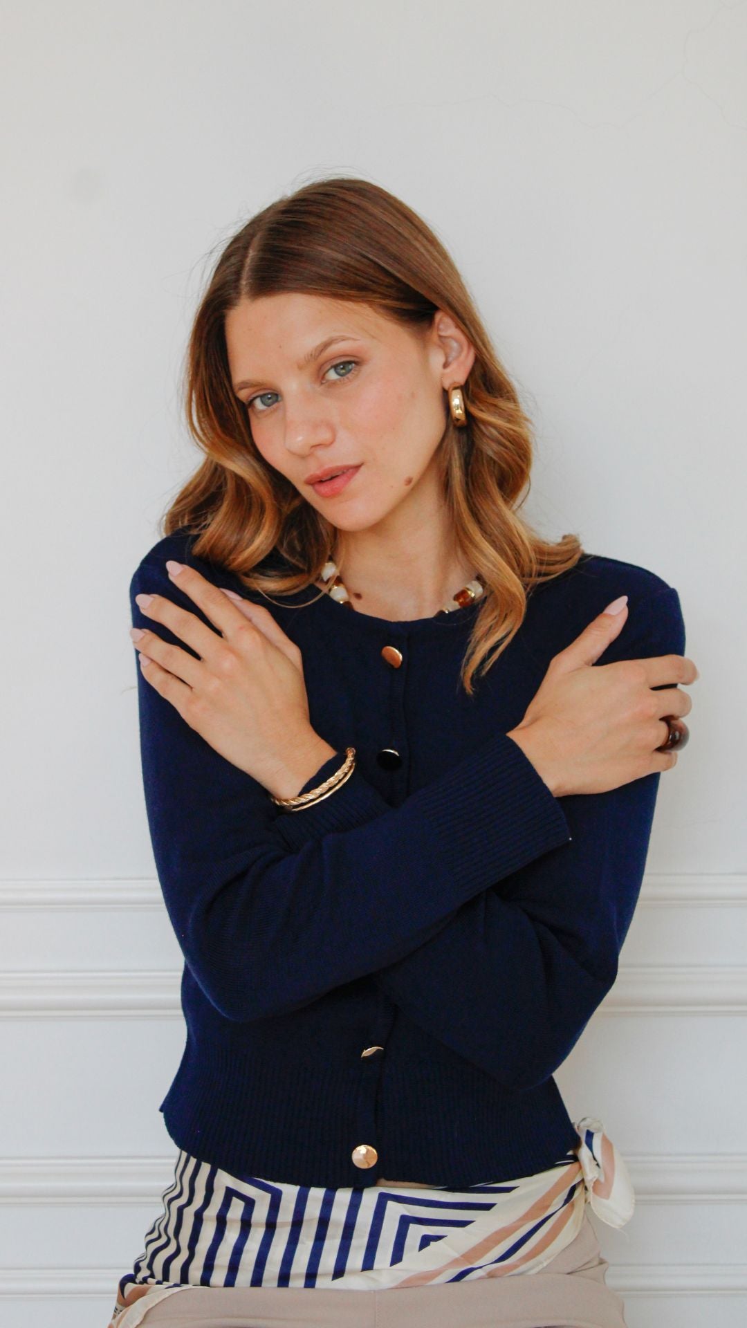 Cardigan Tejido Azul noche