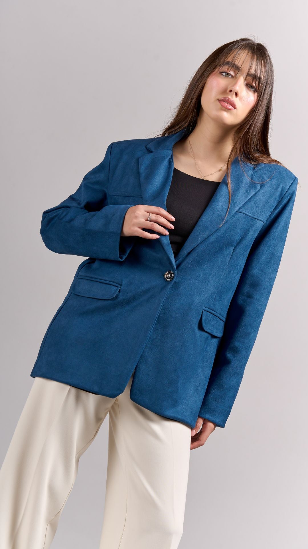 Blazer Classy Suede - Cobalto