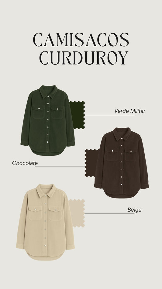 Preventa - Camisaco Curduroy